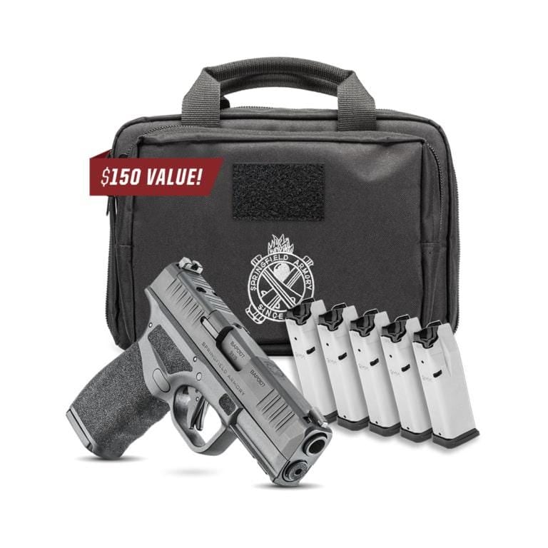 Springfield Armory Hellcat Pro Osp 9Mm Pistol Gear Up Package With Crimson Trace Optic Fde