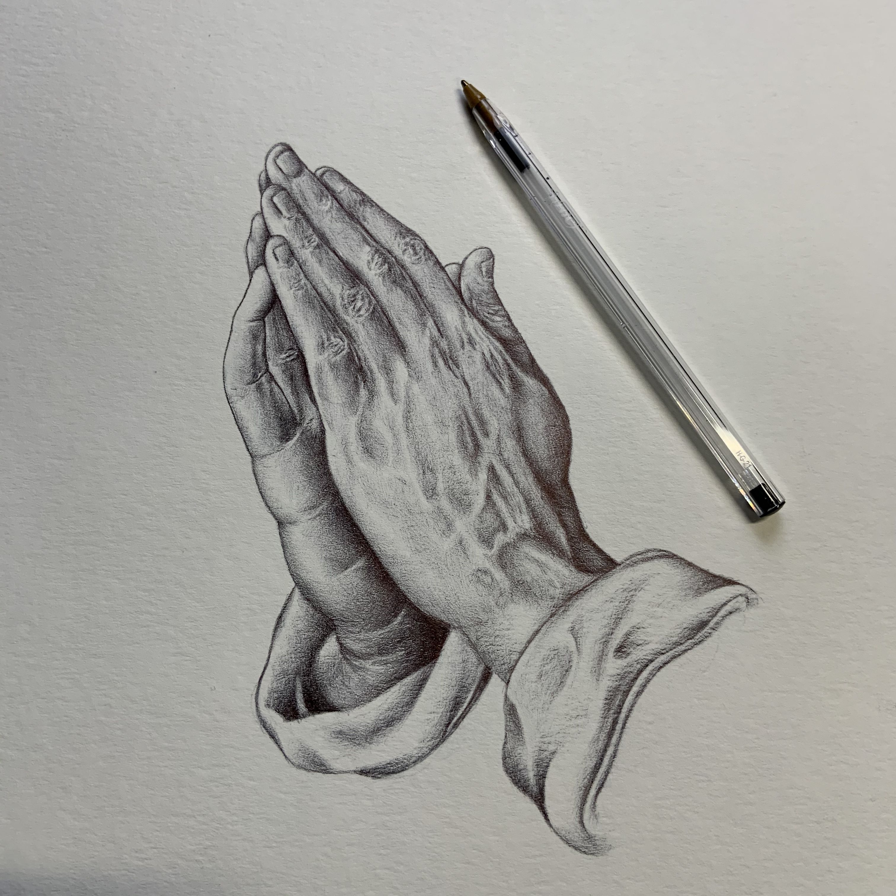 Tattoo Of Hands Praying