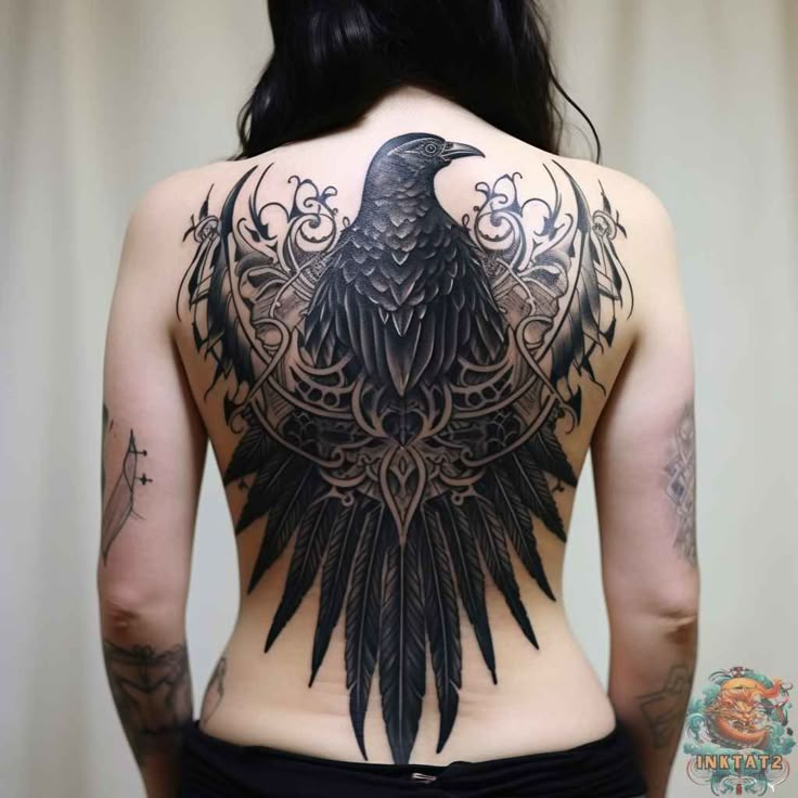 The Mysterious And Mythical Meanings Behind The Iconic Raven Tattoo 57 Designs Inktat2 Com