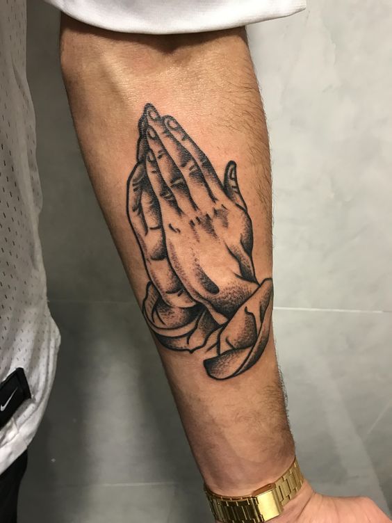 Top 103 Praying Hands Arm Tattoo Monersathe Com