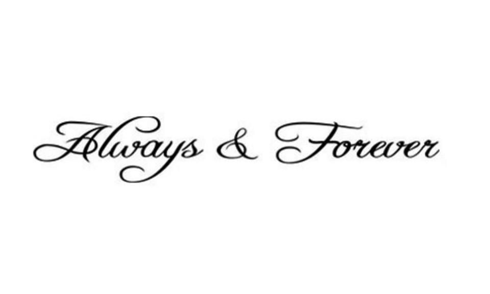 Top 76 Always And Forever Tattoo Fonts Super Hot In Eteachers