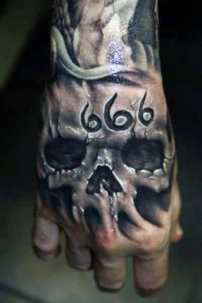 Top 98 About Skull Hand Tattoo Designs Super Cool In Daotaonec