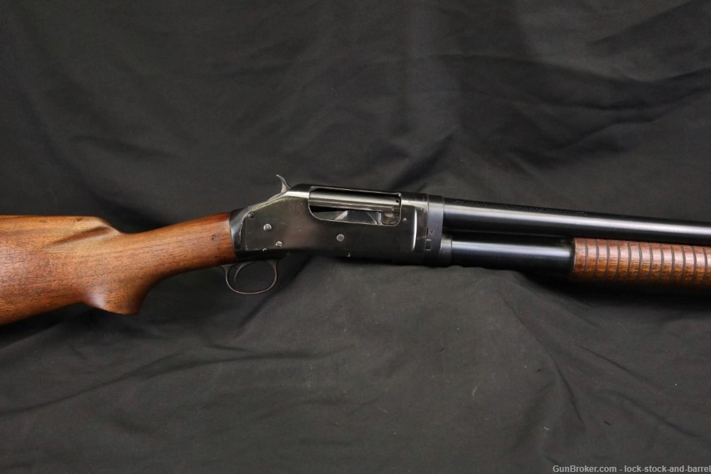 U S Marked Wwii Winchester Model 1897 97 Riot 12 Ga Pump Shotgun 1945 C Amp R Lock Stock Amp Barrel