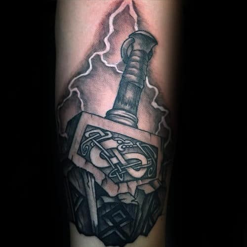 Update 78 Thor S Hammer Tattoo Ideas Best In Cdgdbentre