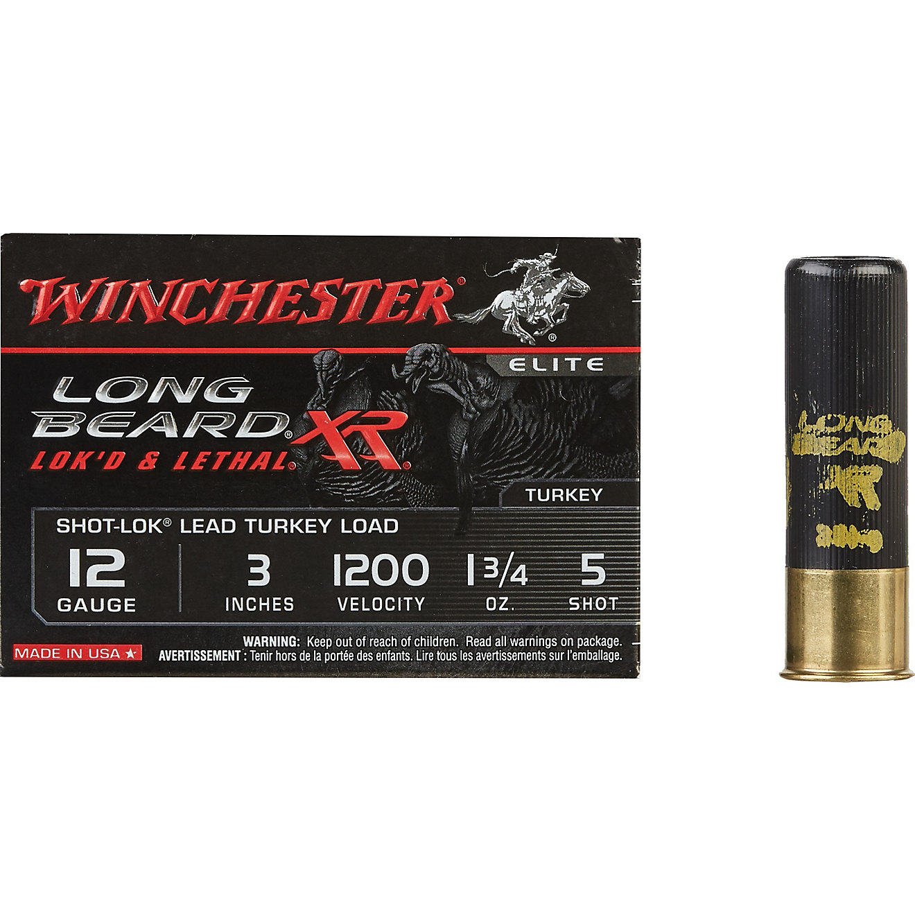 Winchester Ammunition Long Beard Xr 12 Gauge 3 Amp Quot 6 1 1 78Oz Shotshell Shot Lok With Plated Lead