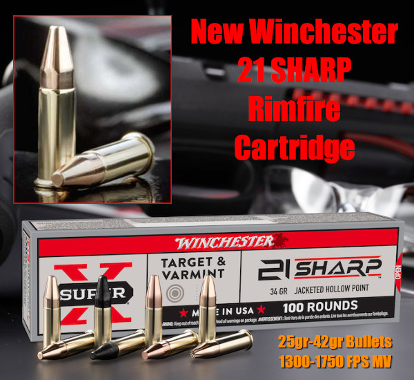 Winchester Introduces New 21 Sharp Rimfire Cartridge By Editor