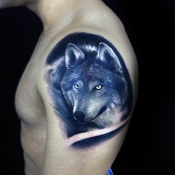 Wolf Tattoos Arm Tattoos For Guys Upper Arm Tattoos For Guys Head Hot Sex Picture